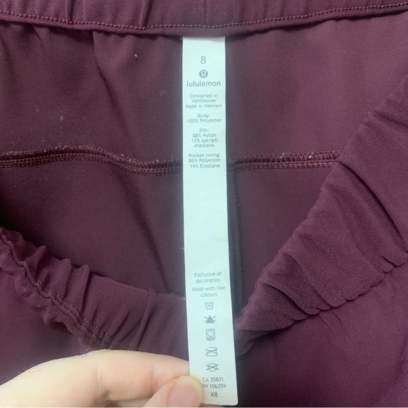 Lululemon On The Fly Jogger Purple Size 8 W5BZDS - Picture 11 of 14